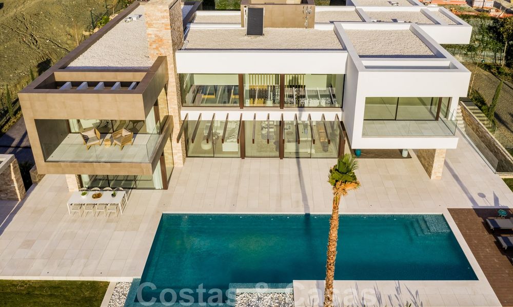 Moderne nieuwe luxe villa met prachtig golfzicht te koop in Benahavis - Marbella 26616