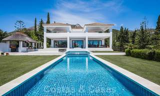 Gerenoveerde luxe villa te koop in een moderne mediterrane stijl in het exclusieve Cascada de Camojan op de Golden Mile in Marbella 27064 