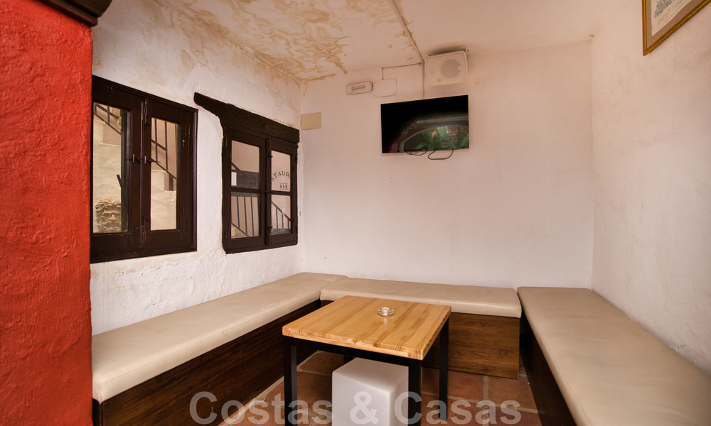 Bar - Restaurant te koop in het historische centrum van Marbella. Open voor een bod! 27086