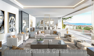 Turn-key nieuwe moderne villa’s met spectaculair uitzicht op de golf, het meer, bergen en de Middellandse Zee tot aan Afrika, in een gated golfresort te koop in Benahavis - Marbella 32414 