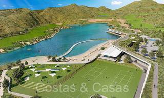 Nieuwe moderne luxevilla’s te koop met spectaculair uitzicht op de golf, het meer en de zee tot aan Afrika, in een gated golfresort in Benahavis - Marbella 779266 