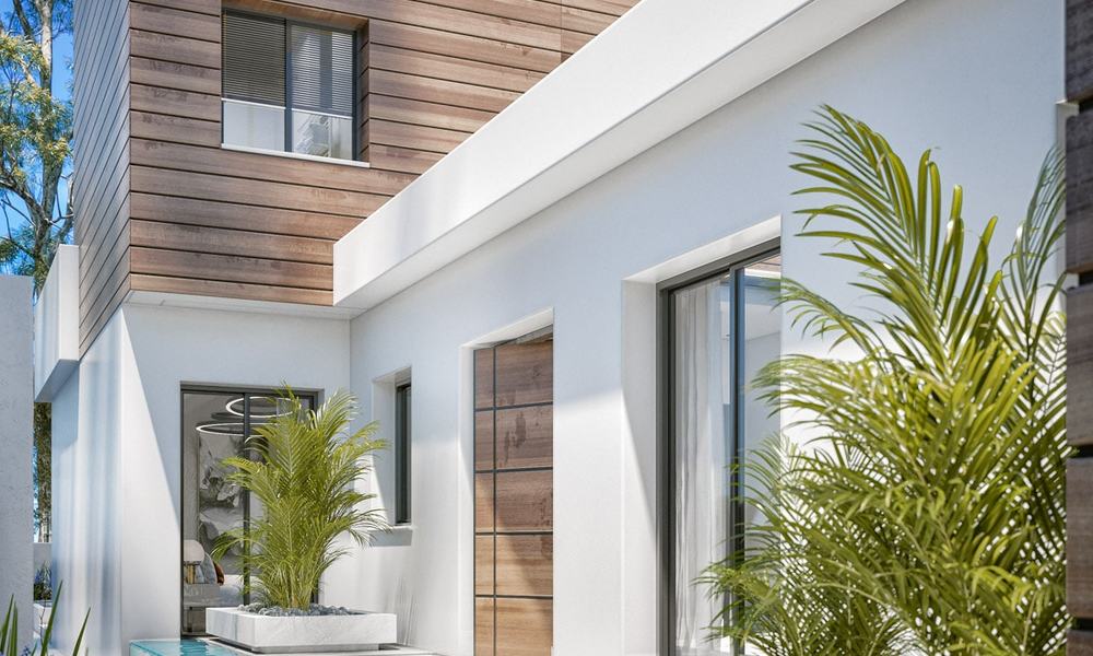 Elegante vernieuwbouw villa in het hart van de Golf Vallei in Nueva Andalucia, Marbella. Dicht bij Puerto Banus. 28055