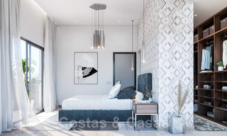 Elegante vernieuwbouw villa in het hart van de Golf Vallei in Nueva Andalucia, Marbella. Dicht bij Puerto Banus. 28057 