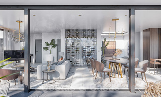 Elegante vernieuwbouw villa in het hart van de Golf Vallei in Nueva Andalucia, Marbella. Dicht bij Puerto Banus. 28062 