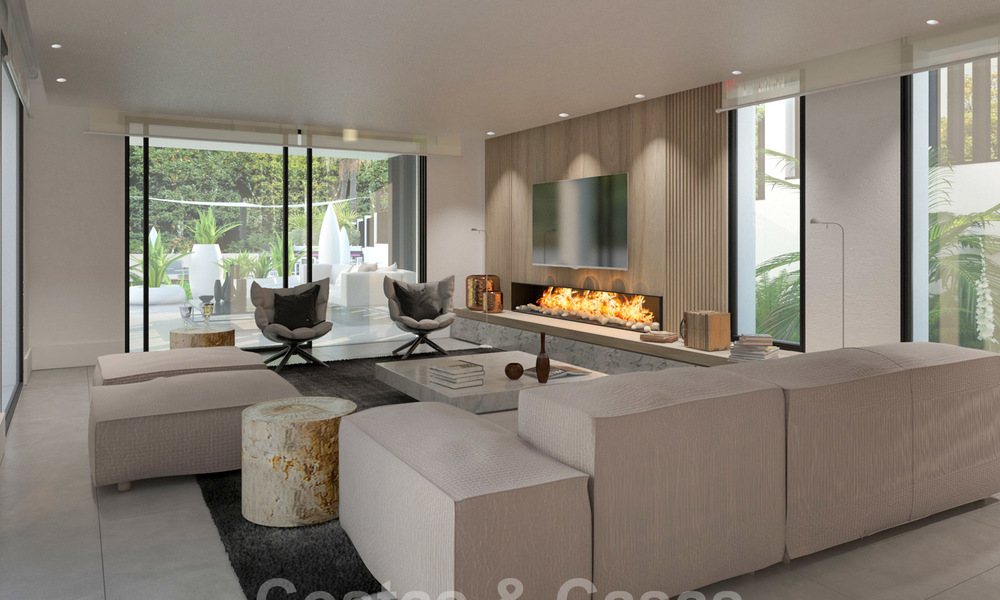 Moderne villa te koop vlakbij het strand in Oost Marbella 28617