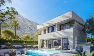 Elegante, nieuwe moderne villa's te koop in Manilva, Costa del Sol. Loopafstand tot het strand, de golfclub, de voorzieningen en de jachthaven 28629 