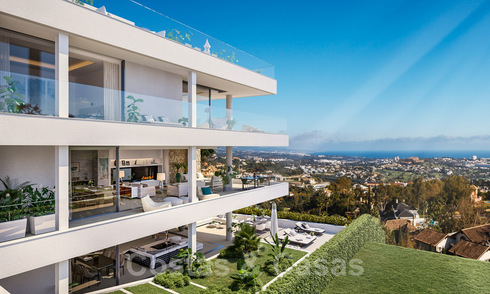 Luxueuze, moderne appartementen met panoramisch zeezicht te koop in Benahavis - Marbella 29185
