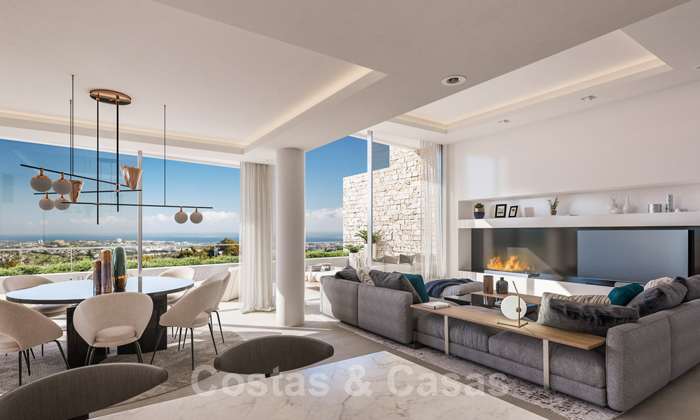 Luxueuze, moderne appartementen met panoramisch zeezicht te koop in Benahavis - Marbella 29201