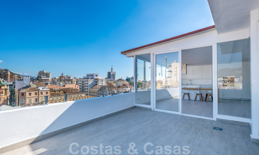 Eén van de beste penthouses te koop in Malaga centrum met panoramisch uitzicht en op wandelafstand van vrijwel alles 29357