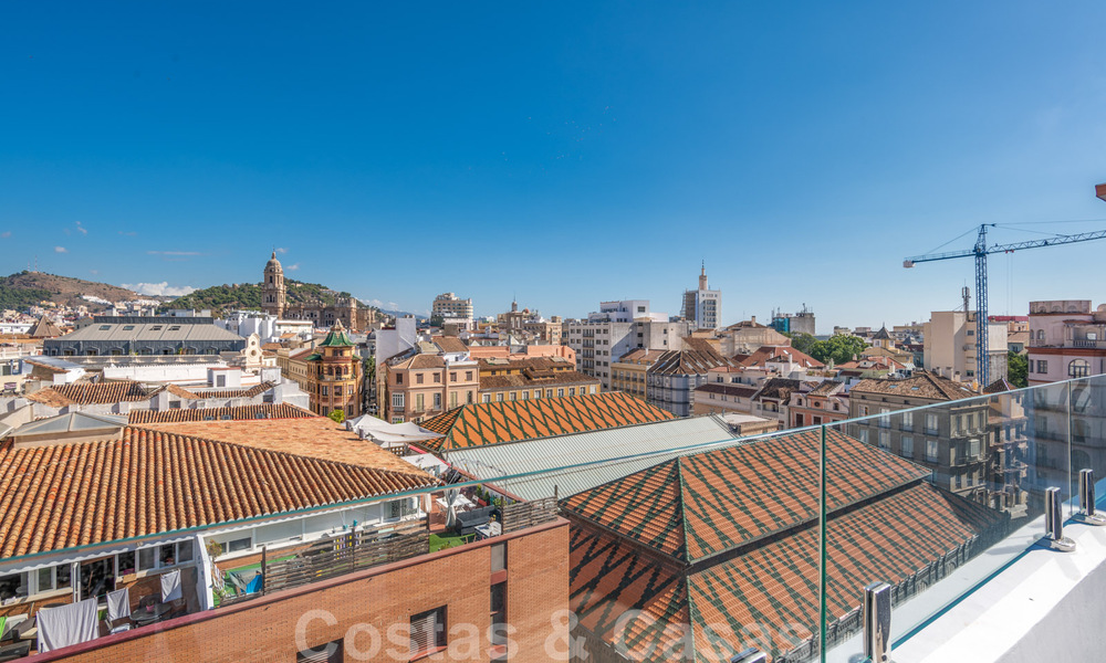 Eén van de beste penthouses te koop in Malaga centrum met panoramisch uitzicht en op wandelafstand van vrijwel alles 29360