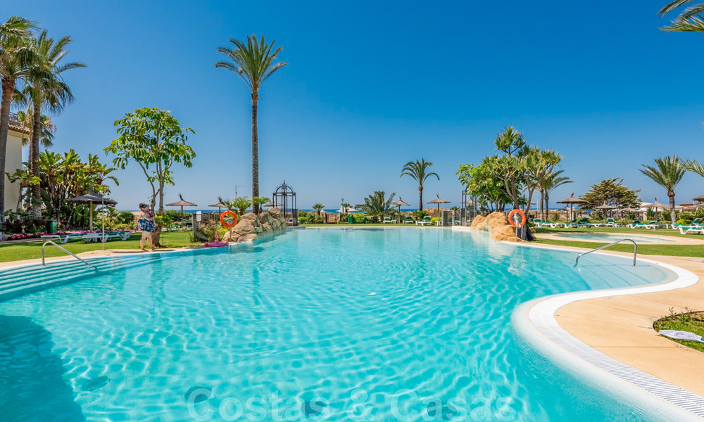 Exclusief eerstelijns strand penthouse appartement te koop in Los Monteros, Marbella 29583