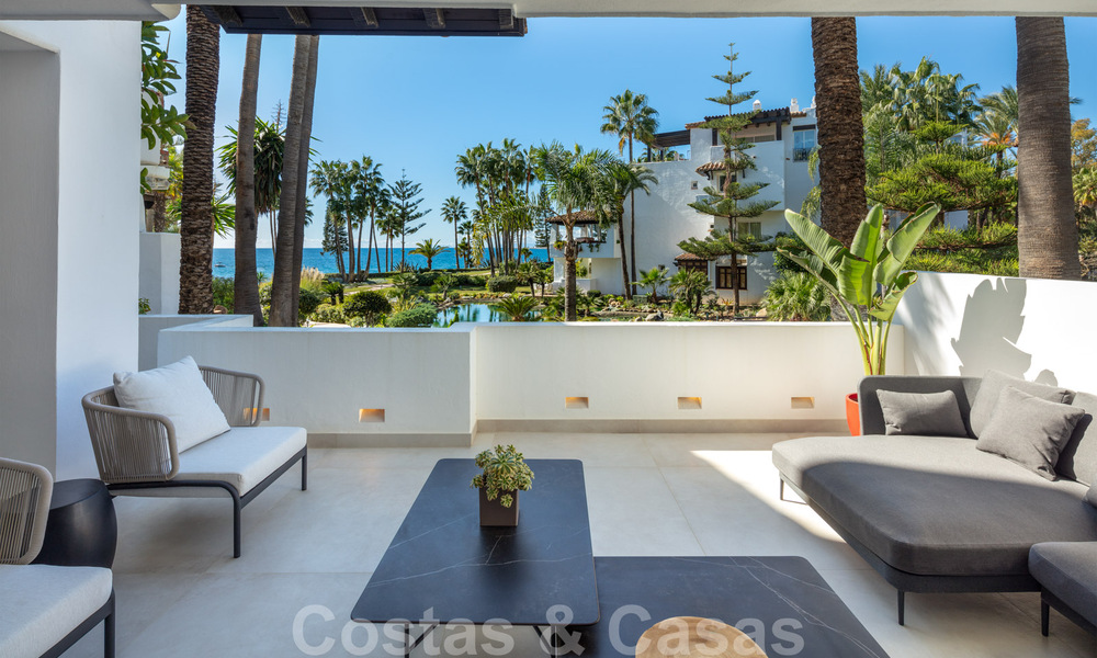 Luxueus gerenoveerd appartement met prachtig uitzicht op zee te koop in Puente Romano - Golden Mile, Marbella 29903