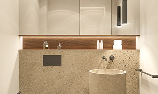 Moderne nieuwbouw villa´s te koop in Marbella centrum in een omheind en beveiligd exclusief villacomplex, op wandelafstand van alles 30104 