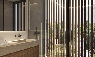 Moderne nieuwbouw villa´s te koop in Marbella centrum in een omheind en beveiligd exclusief villacomplex, op wandelafstand van alles 30105 