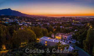 Gloednieuwe villa in eigentijdse stijl in een gated community met panoramisch zeezicht te koop in Benahavis - Marbella 30648 