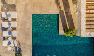 Gloednieuwe villa in eigentijdse stijl in een gated community met panoramisch zeezicht te koop in Benahavis - Marbella 30651 