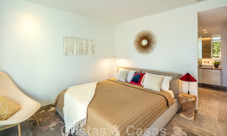 Gloednieuwe villa in eigentijdse stijl in een gated community met panoramisch zeezicht te koop in Benahavis - Marbella 30653 