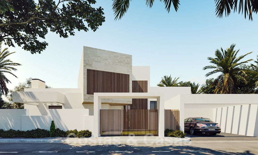 Moderne nieuwe villa's met zeezicht te koop, gelegen in een omheind en beveiligd complex in Benahavis - Marbella 31567