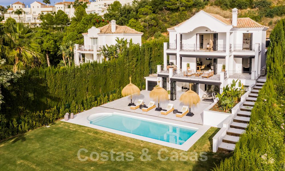 Prachtig gerenoveerde villa in Scandinavische stijl, met prachtig uitzicht te koop in Benahavis - Marbella 31699