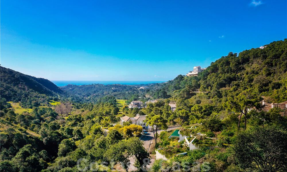 Groene en duurzame designvilla´s te koop, geïntegreerd in hun natuurlijke omgeving, met zicht op de vallei en de zee in een gated resort in Benahavis - Marbella 31917