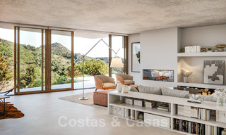 Groene en duurzame designvilla´s te koop, geïntegreerd in hun natuurlijke omgeving, met zicht op de vallei en de zee in een gated resort in Benahavis - Marbella 31918 