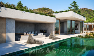 LAATSTE VILLA! Groene en duurzame designvilla´s te koop, geïntegreerd in hun natuurlijke omgeving, met zicht op de vallei en de zee in een gated resort in Benahavis - Marbella 31922 