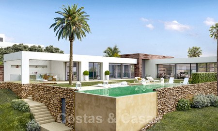 Moderne nieuwbouw villa´s te koop met prachtig zeezicht in Marbella, dicht bij de stranden en het centrum 32150