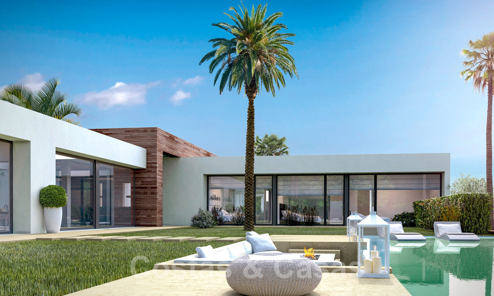 Moderne nieuwbouw villa´s te koop met prachtig zeezicht in Marbella, dicht bij de stranden en het centrum 32152