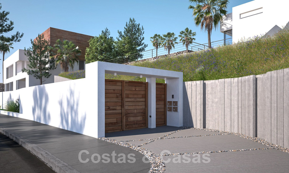 Moderne nieuwbouw villa´s te koop met prachtig zeezicht in Marbella, dicht bij de stranden en het centrum 32158