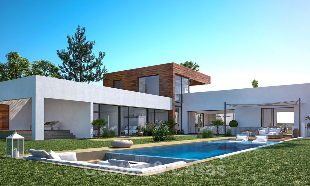 Moderne nieuwbouw villa´s te koop met prachtig zeezicht in Marbella, dicht bij de stranden en het centrum 32159