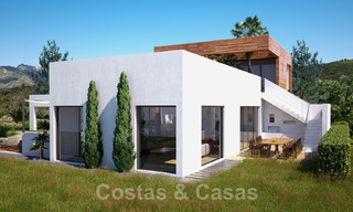 Moderne nieuwbouw villa´s te koop met prachtig zeezicht in Marbella, dicht bij de stranden en het centrum 32160 