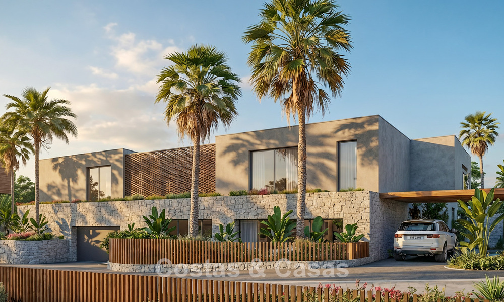 Moderne nieuwbouwvilla´s te koop met prachtig zeezicht in Marbella, dicht bij de stranden en het centrum 803967
