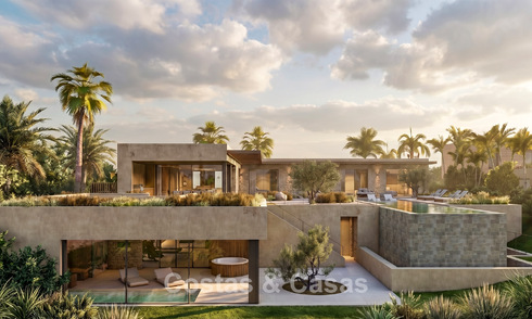 Moderne nieuwbouwvilla´s te koop met prachtig zeezicht in Marbella, dicht bij de stranden en het centrum 803969
