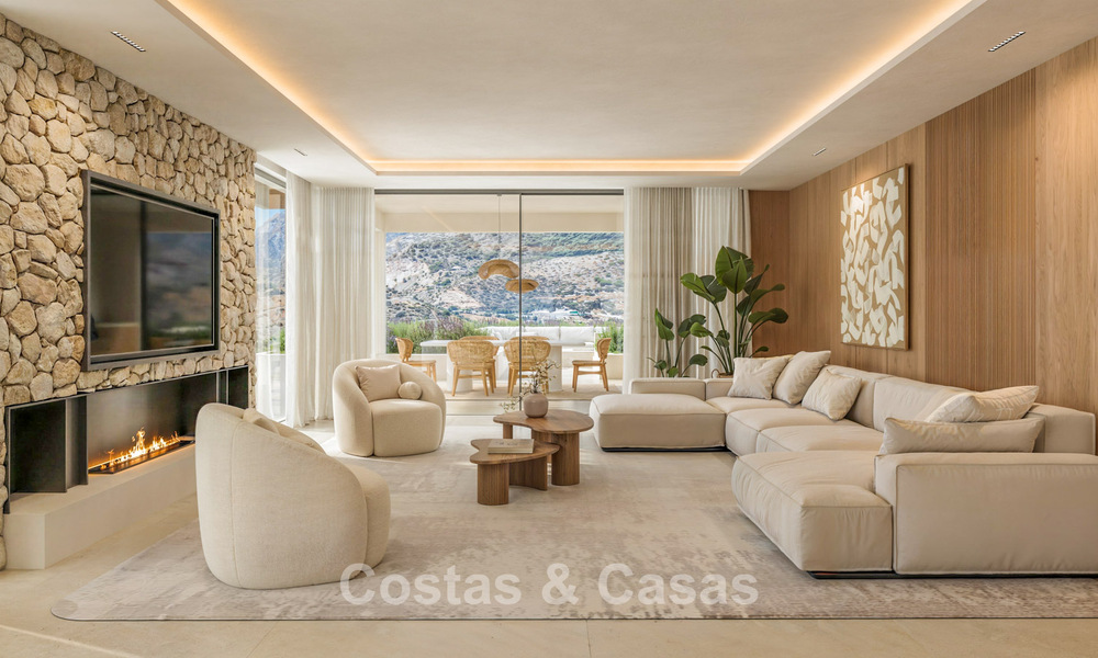 Moderne nieuwbouwvilla´s te koop met prachtig zeezicht in Marbella, dicht bij de stranden en het centrum 803989