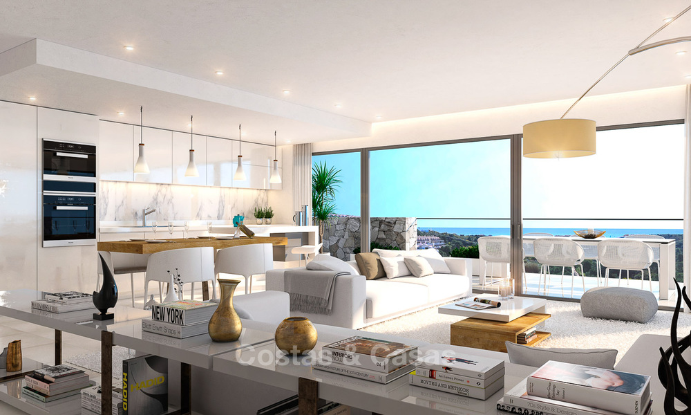 Prachtig penthouse te koop met natuur en zeezicht op de New Golden Mile, Marbella - Estepona. 32568