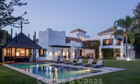 Luxevilla in Spaanse stijl te koop op wandelafstand van het strand, de golfbaan en voorzieningen in het prestigieuze Guadalmina Baja te Marbella 32925
