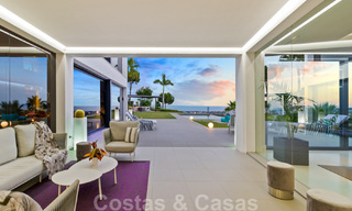 Instapklare exclusieve moderne luxevilla te koop in Benahavis - Marbella met schitterend open uitzicht over de golf en de zee 33547 