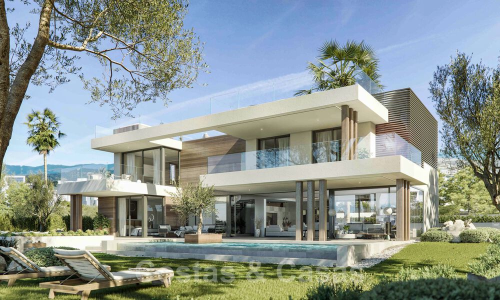 Nieuwbouw villa´s te koop in een moderne stijl met zeezicht op de New Golden Mile tussen Marbella en Estepona 33895