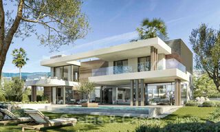 Nieuwbouw villa´s te koop in een moderne stijl met zeezicht op de New Golden Mile tussen Marbella en Estepona 33895 