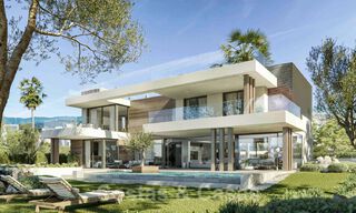 Nieuwbouw villa´s te koop in een moderne stijl met zeezicht op de New Golden Mile tussen Marbella en Estepona 33895 