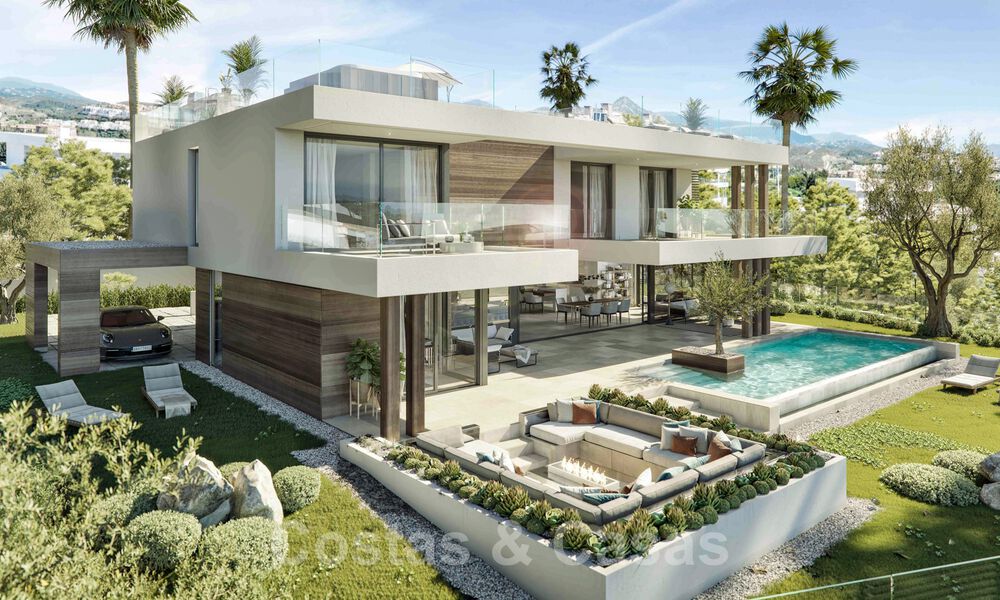 Nieuwbouw villa´s te koop in een moderne stijl met zeezicht op de New Golden Mile tussen Marbella en Estepona 33897