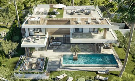 Nieuwbouw villa´s te koop in een moderne stijl met zeezicht op de New Golden Mile tussen Marbella en Estepona 33902