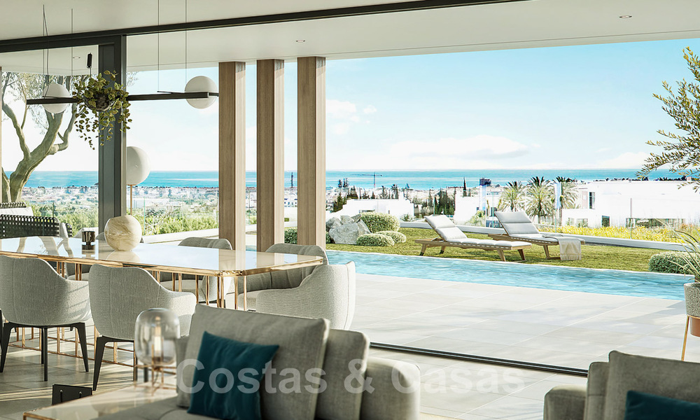 Nieuwbouw villa´s te koop in een moderne stijl met zeezicht op de New Golden Mile tussen Marbella en Estepona 33911