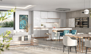 Nieuwbouw villa´s te koop in een moderne stijl met zeezicht op de New Golden Mile tussen Marbella en Estepona 33912 