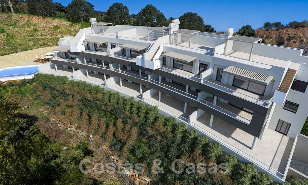 Net op de markt. Kleinschalig nieuwbouwproject. Luxeappartementen te koop in Marbella - Benahavis 34284