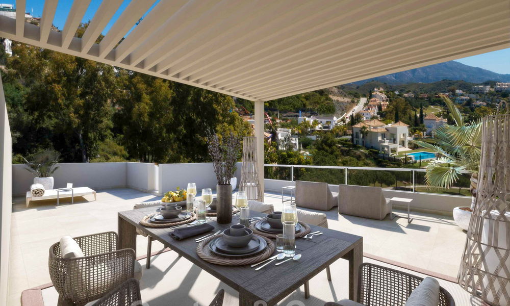 Net op de markt. Kleinschalig nieuwbouwproject. Luxeappartementen te koop in Marbella - Benahavis 34287