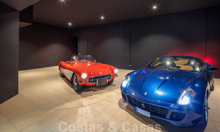 Moderne mediterrane design villa te koop met panoramisch zeezicht in Cascada de Camojan, Golden Mile, Marbella 34315 