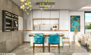 Nieuwe moderne luxevilla’s te koop met verbluffend panoramisch zeezicht langs de kustlijn tot aan Afrika in Manilva a/d Costa del Sol 34728 