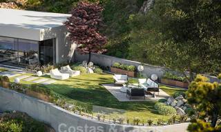 Moderne gelijkvloerse luxevilla te koop met schitterend panoramisch zeezicht te koop aan de Costa del Sol 34747 