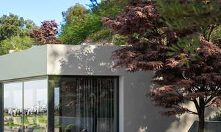 Moderne gelijkvloerse luxevilla te koop met schitterend panoramisch zeezicht te koop aan de Costa del Sol 34750 